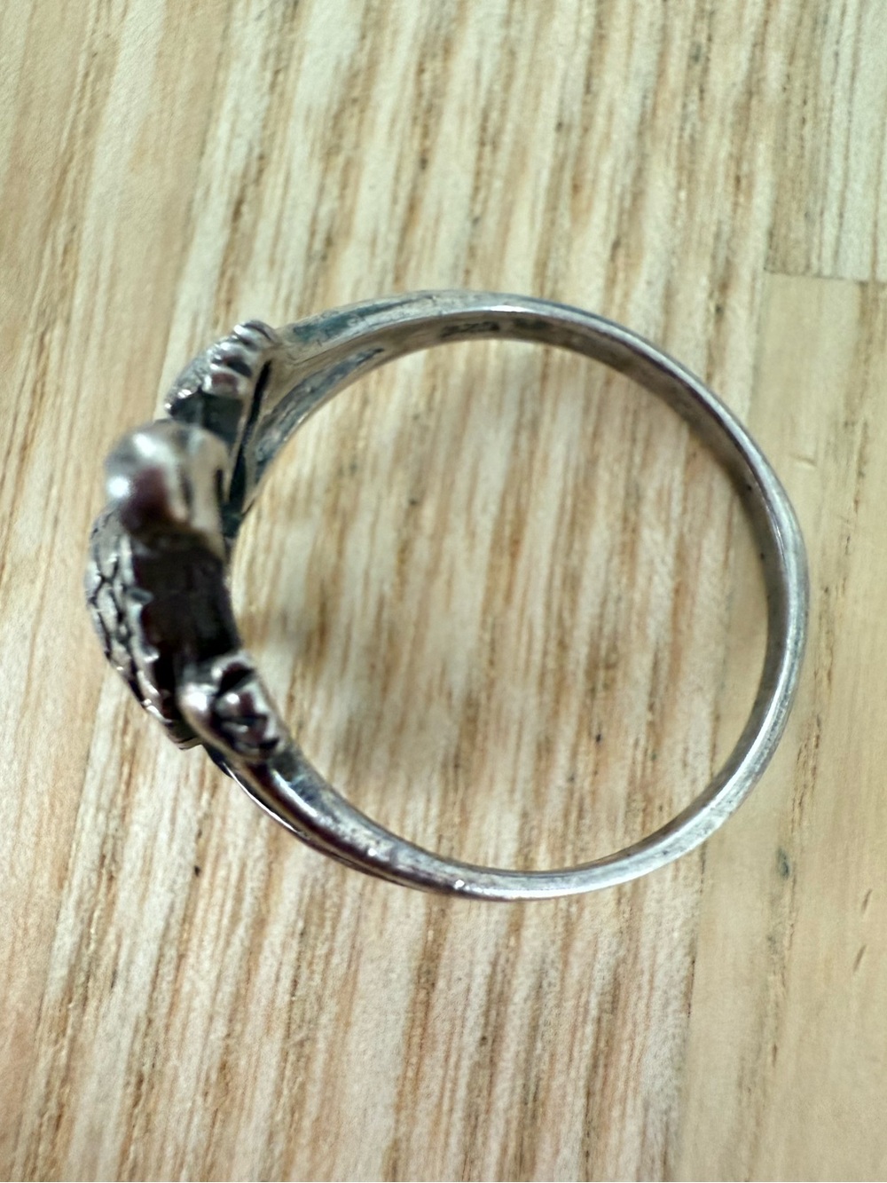 925 Sterling silver turtle ring size 6.5 - Picture 3 of 7